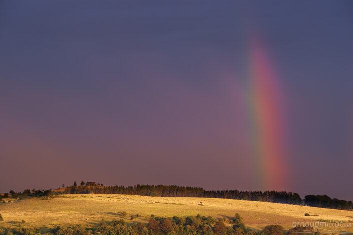 Arc en ciel vers les Vernhes