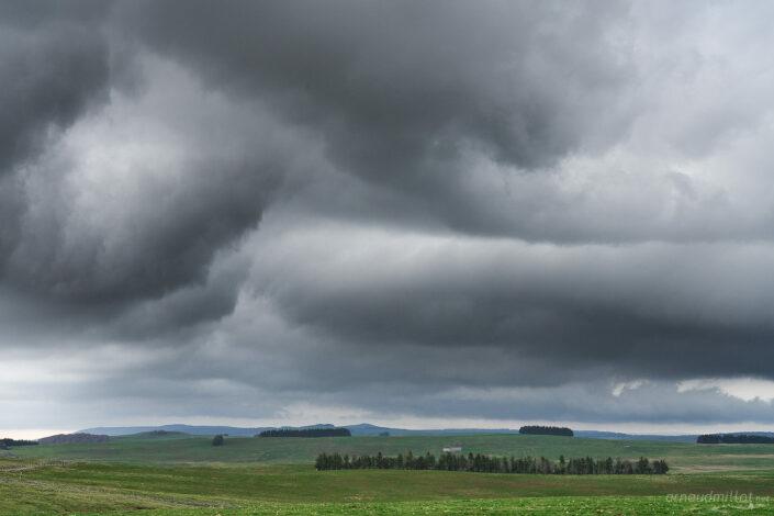 Nuages vers la Palle