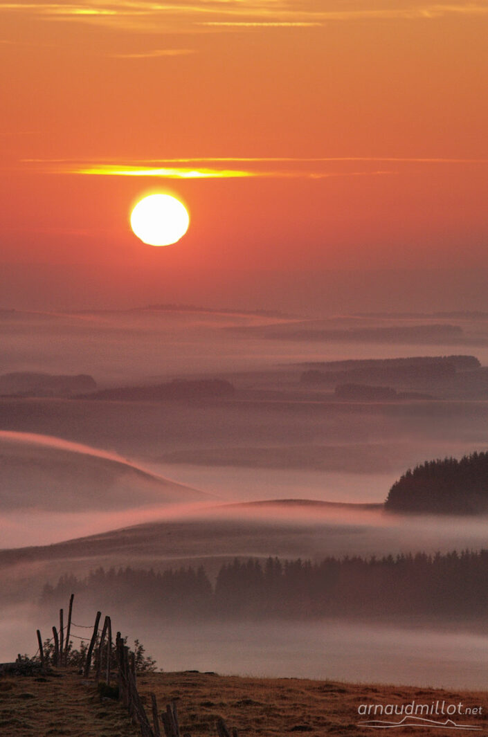 Lever de soleil depuis Puech Crémat