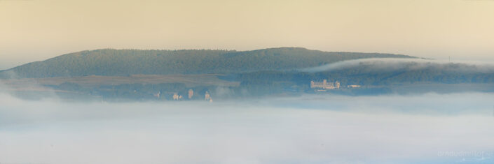 Depuis le Trap Haut vers le village d'Aubrac