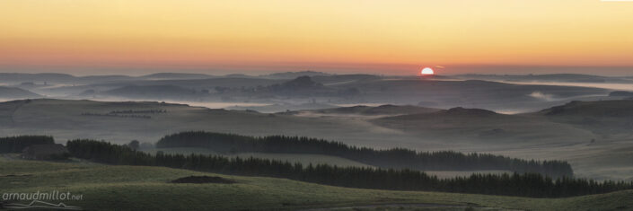 Lever de soleil depuis Places Hautes