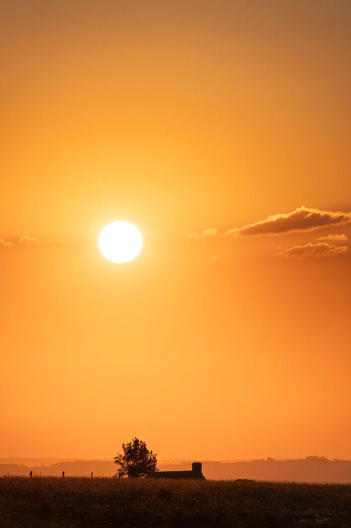Buron des Boules au coucher du soleil
