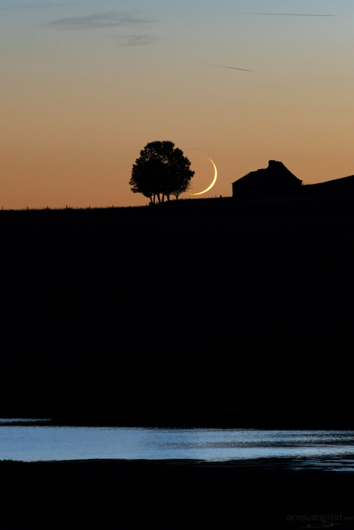 Coucher de Lune au Pesquier Haut