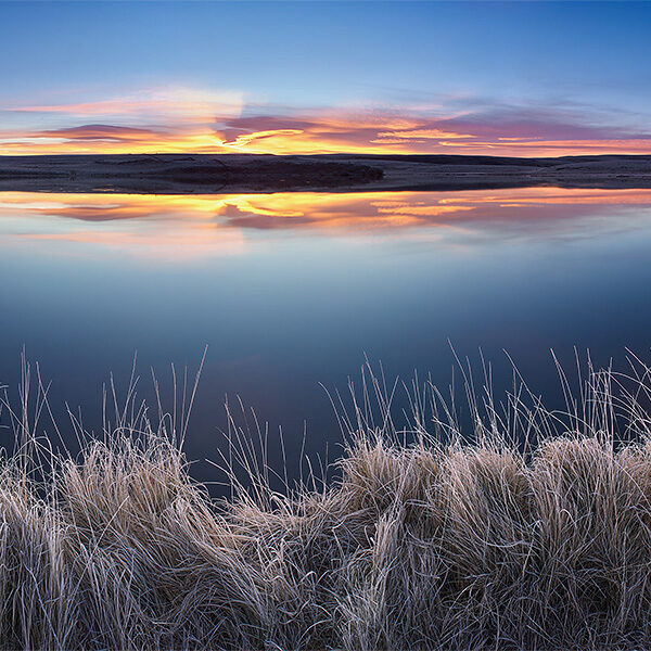 Lever de soleil au lac de Born
