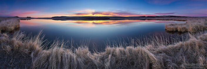 Lever de soleil au lac de Born