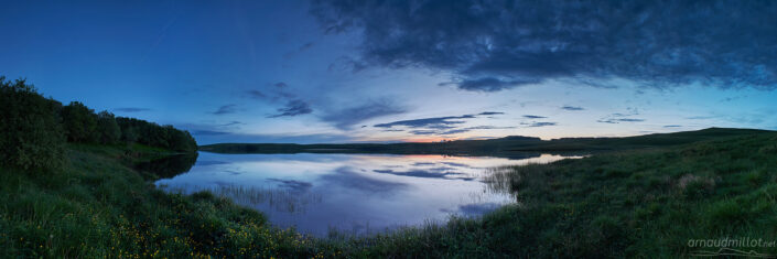 Crépuscule au lac des Moines