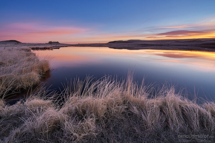 Lever de soleil au lac de Born