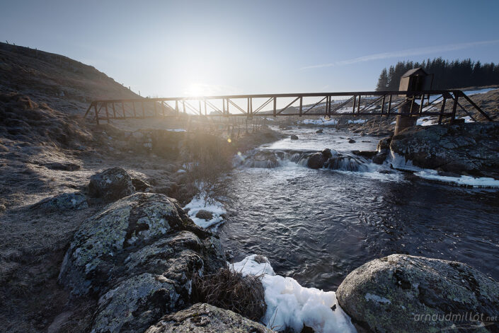 Passerelle sur le Bès