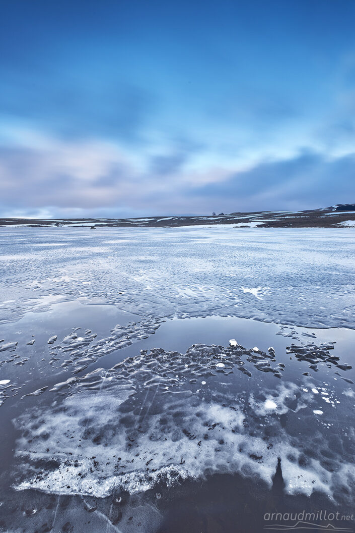 Lac des Moines gelé