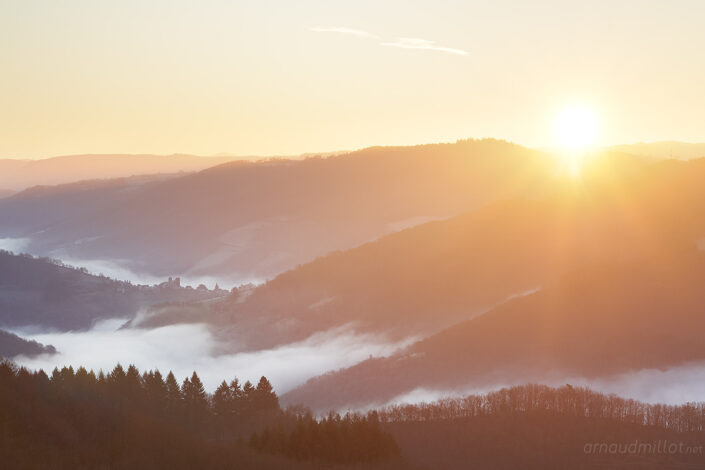 Lever de soleil près de Pomayrols
