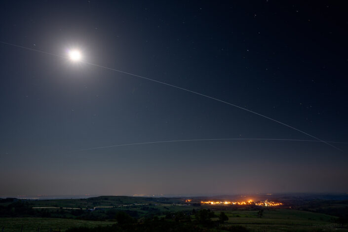 Double transit ISS et Tiangong au dessus de Laguiole