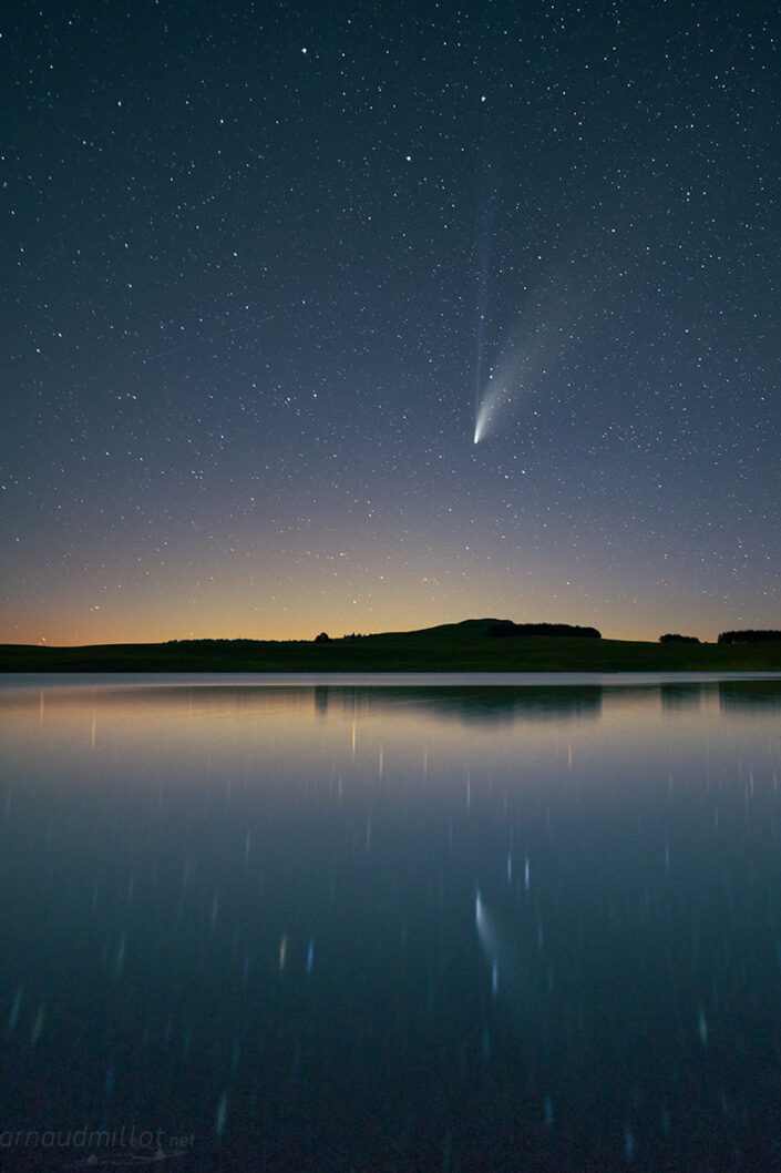 Comete neowise f3 2020 au lac des Moines