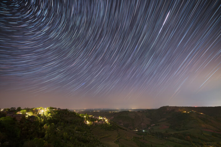 Filé d'étoiles depuis Cassagnes Comtaux