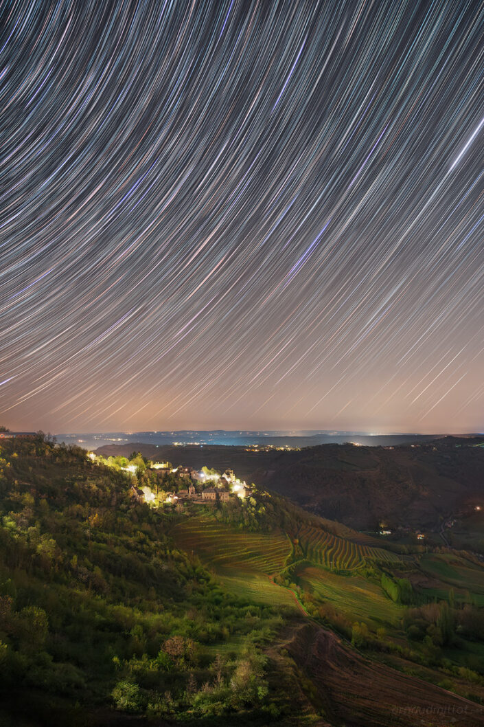 Filé d'étoiles depuis Cassagnes Comtaux