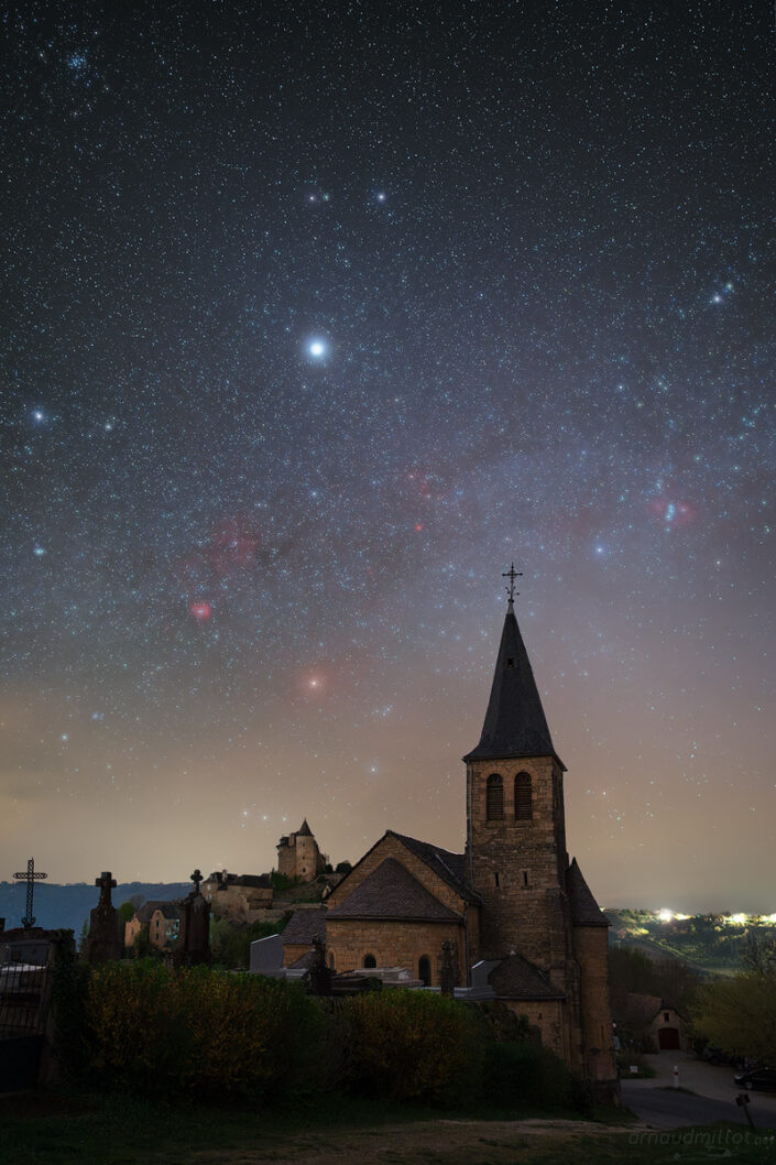 Eglise et château de Panat sous Jupiter